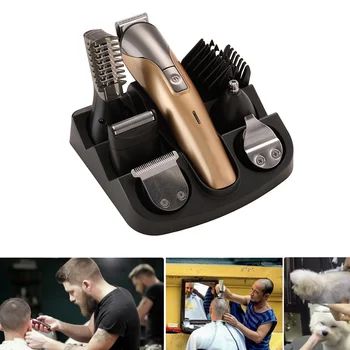 

7 in 1 Electric Hair Clippers Waterproof Nose Body Hair Trimming Device EU Plug for Men and Pets J2Y