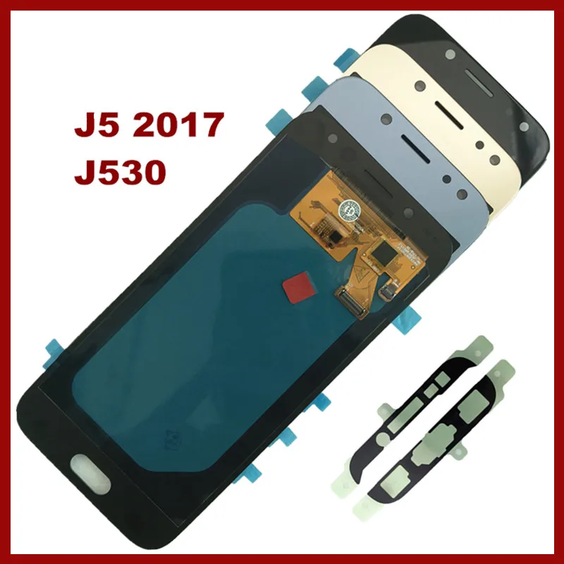 

Super AMOLED Brightness Adjustment LCD For Samsung Galaxy J5 2017 J530 J530F J530M LCD Display Touch Screen Digitizer Assembly