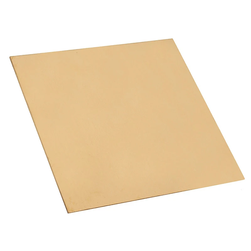 1pc Brass Sheet Plate Thin Metal Sheet 1mm Thickness 100mmx100mm For Welding Brazing Tools
