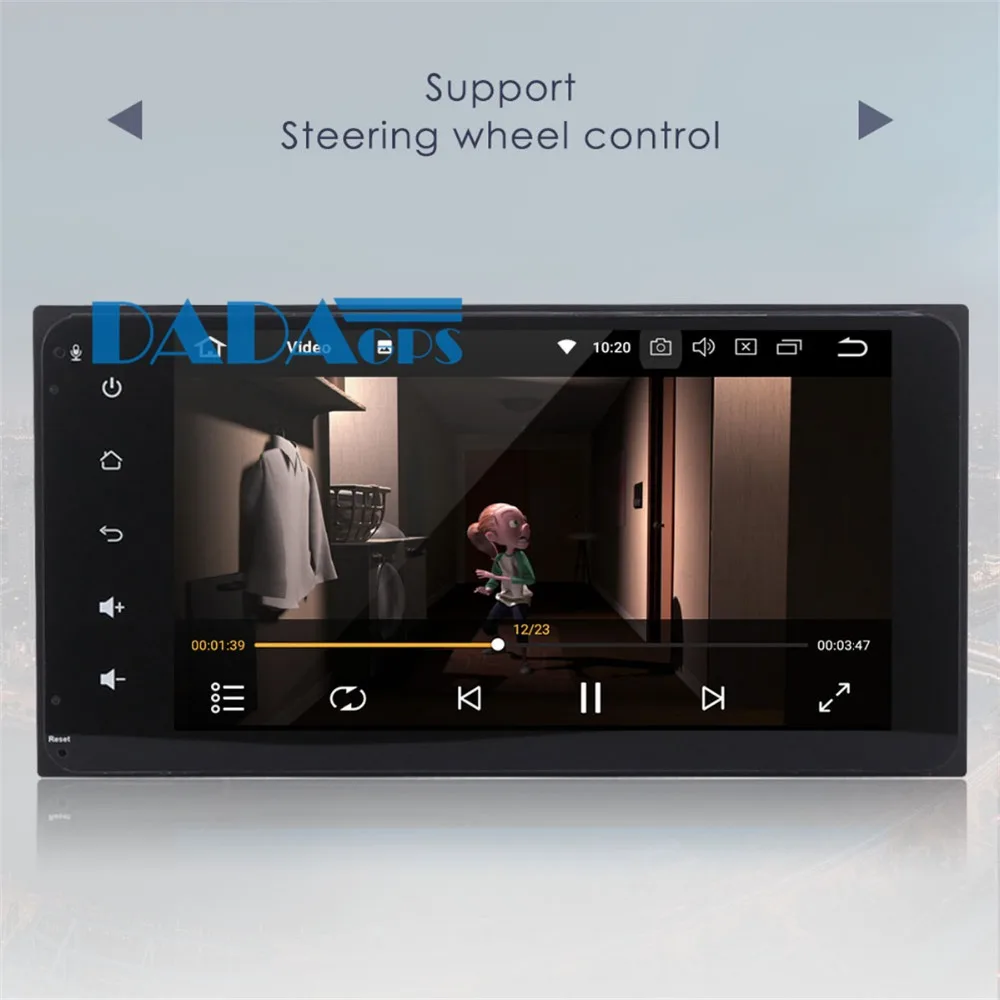 Perfect Android 8.0 7.1 Car Radio GPS Navigation Vehicle For Toyota Universal 200*100MM Car Stereo no DVD Player Multimedia Audio Satnav 5