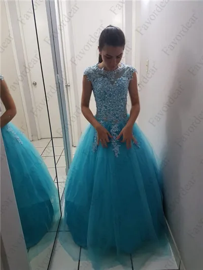 Новая коллекция Бальные платья 15 лет Vestidos De 15 Anos с высоким горлом, красные, розовые, бирюзовые Бальные платья, вечерние сексуальные платья