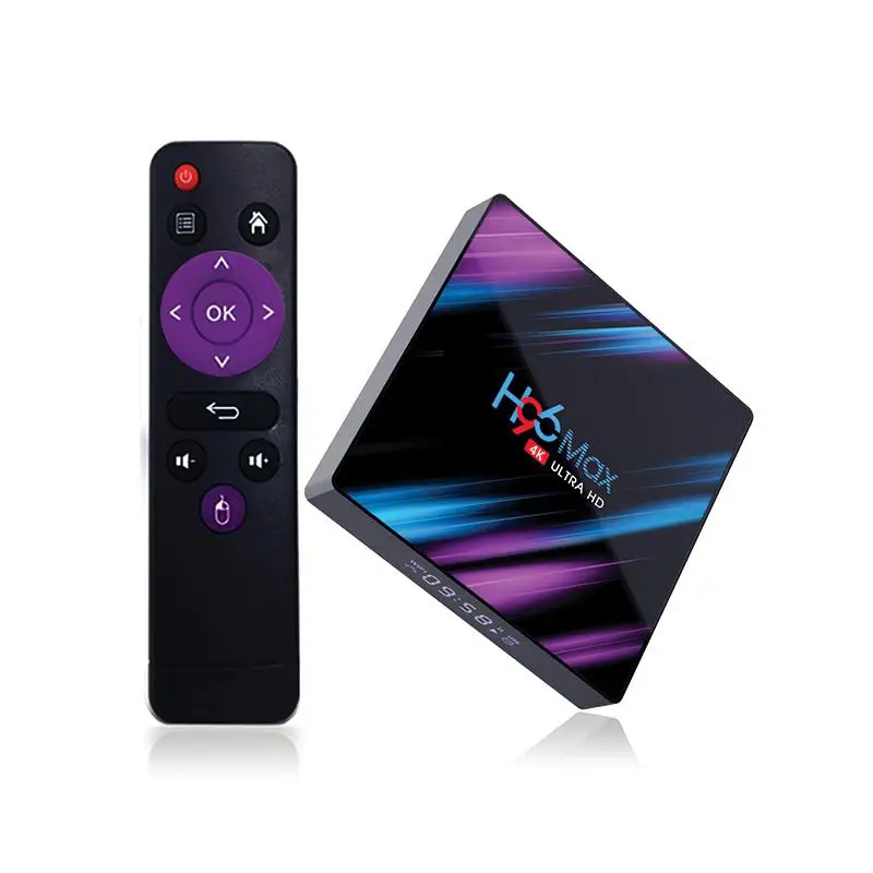 H96 max 3318 Четырехъядерный 4 + 64G Android 9 0 HD умный сетевой медиаплеер ТВ-приставка с