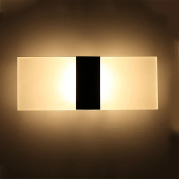 

LED Wall Lamp Piano Keys Push Button Wall Light For Living Room Bathroom Bedroom Light Luminaire Night Light