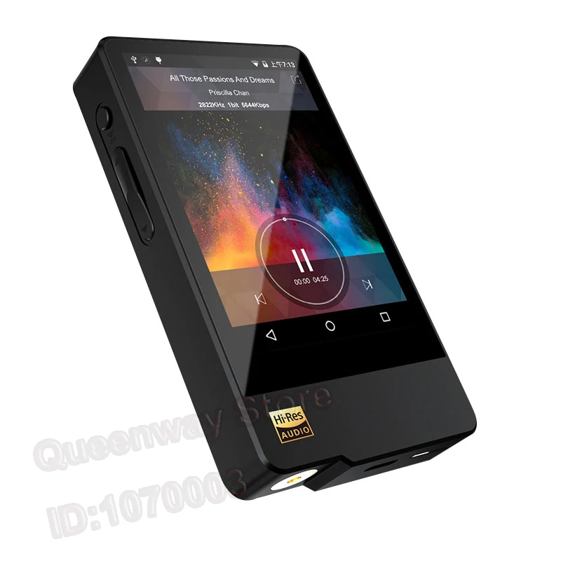 

Hidizs AP200 Android 5.1 Lollipop Bluetooth ES9118C DAC DSD FLAC HiFi Lossless Music Player 32G/64G 3.54''IPS Rockchip RK3188