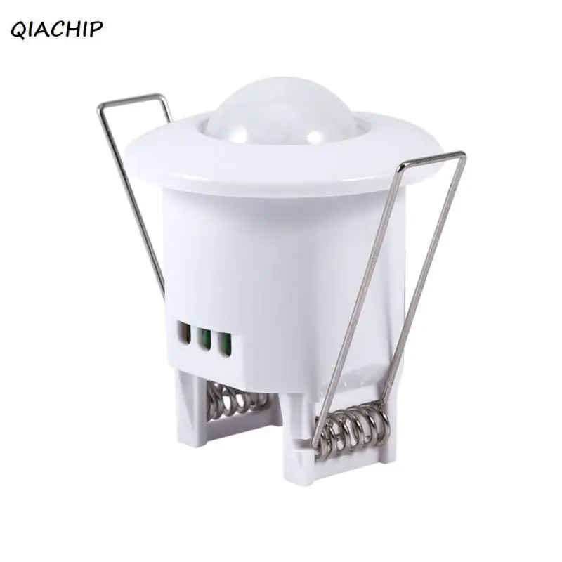 

QIACHIP Adjustable 360 Degree Ceiling Infrared PIR Body Sensor Detector Lamp Switch Mini Wireless Motion Sensor Night Light H4