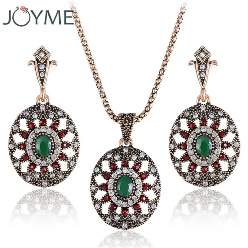 Женский винтажный комплект украшений Joyme Свадебный с имитацией в этническом