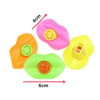 

Mixed Color Plastic Lip Whistles Kids Birthday Party Supplies Gift Toys Christmas Party Toy Decoration