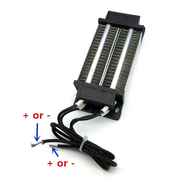 2 Pcs Warm Tool Insulated PTC Ceramic Air Heater 200W 12 V (AC / DC) 2 Row/mini Egg Incubator Heaters Incubation Equipment 3