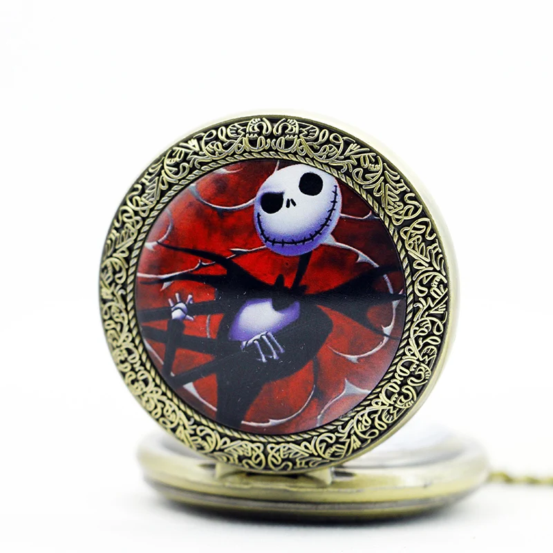 PB396-Bronze-Skull-Quartz-Pocket-Watch-Men-Women-Retro-Necklace-Chain-Pendant-Watch-Gift-Reloj (2)