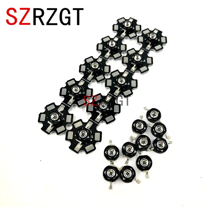 10pcs 3W High Power led 850nm 940nm 730nm Infrared LED IR for Night Vision CCTV DIY