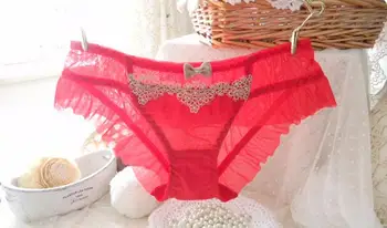

red jacquard gauze seamless panties culotte femme sexy perizoma thongs ladies underwear briefs tangas mujer bragas sin costura