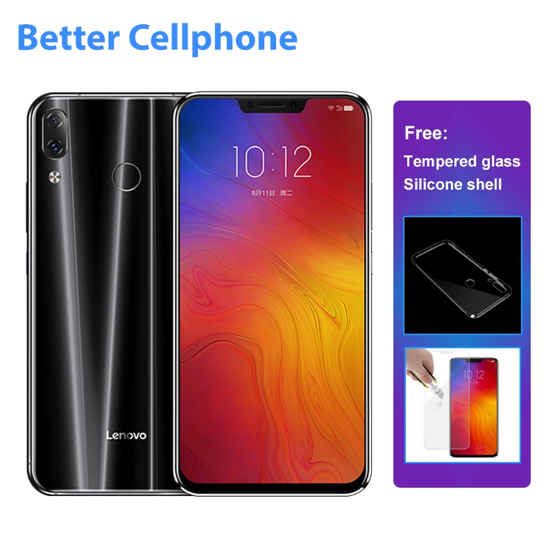 Lenovo Z5 L78011 fingerprint Face-ID SmartPhone Snapdragon 636 Octa-Core 1.8Ghz Dual Rear 16MP+8MP 6GB RAM+64GB ROM OTG 3300mAh Lenovo Z5 L78011 fingerprint Face-ID SmartPhone Snapdragon 636 Octa-Core 1.8Ghz Dual Rear 16MP+8MP 6GB RAM+64GB ROM OTG 3300mAh