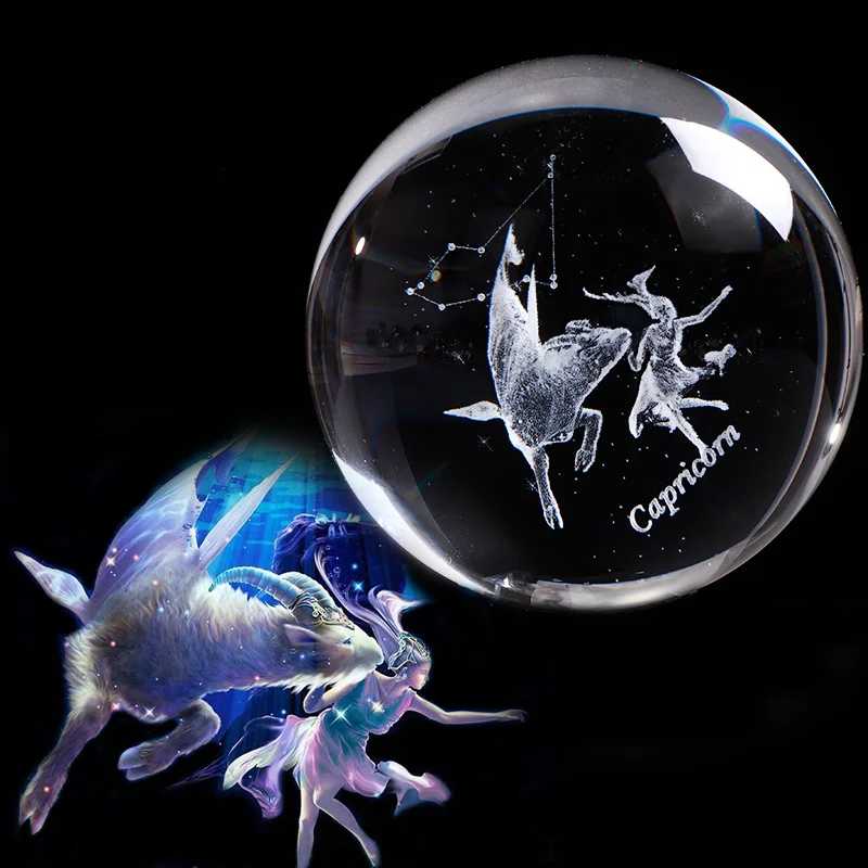 cristal em miniatura ornamento de vidro presente