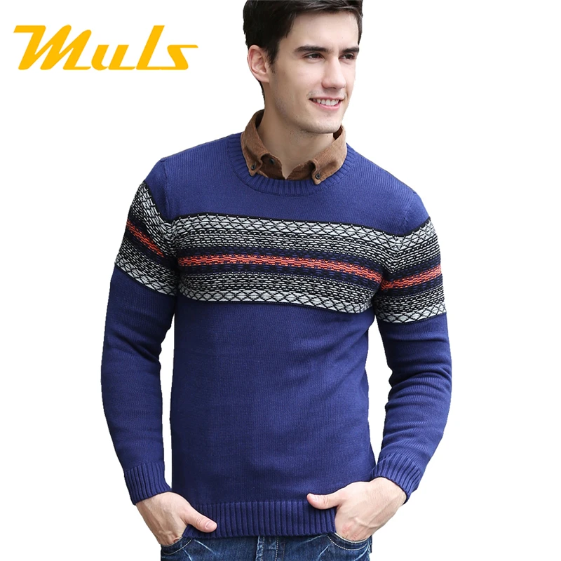 French fashion 5 xl retro men round neck baseball pullover