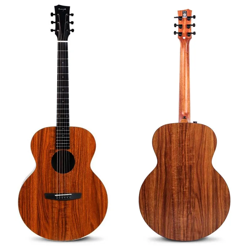 Enya ea-x1/EQ 41 pulgadas KOA-patrón HPL madera pensión completa Guitarras ra acústica Guitarras para Instrumentos musicales amante regalo