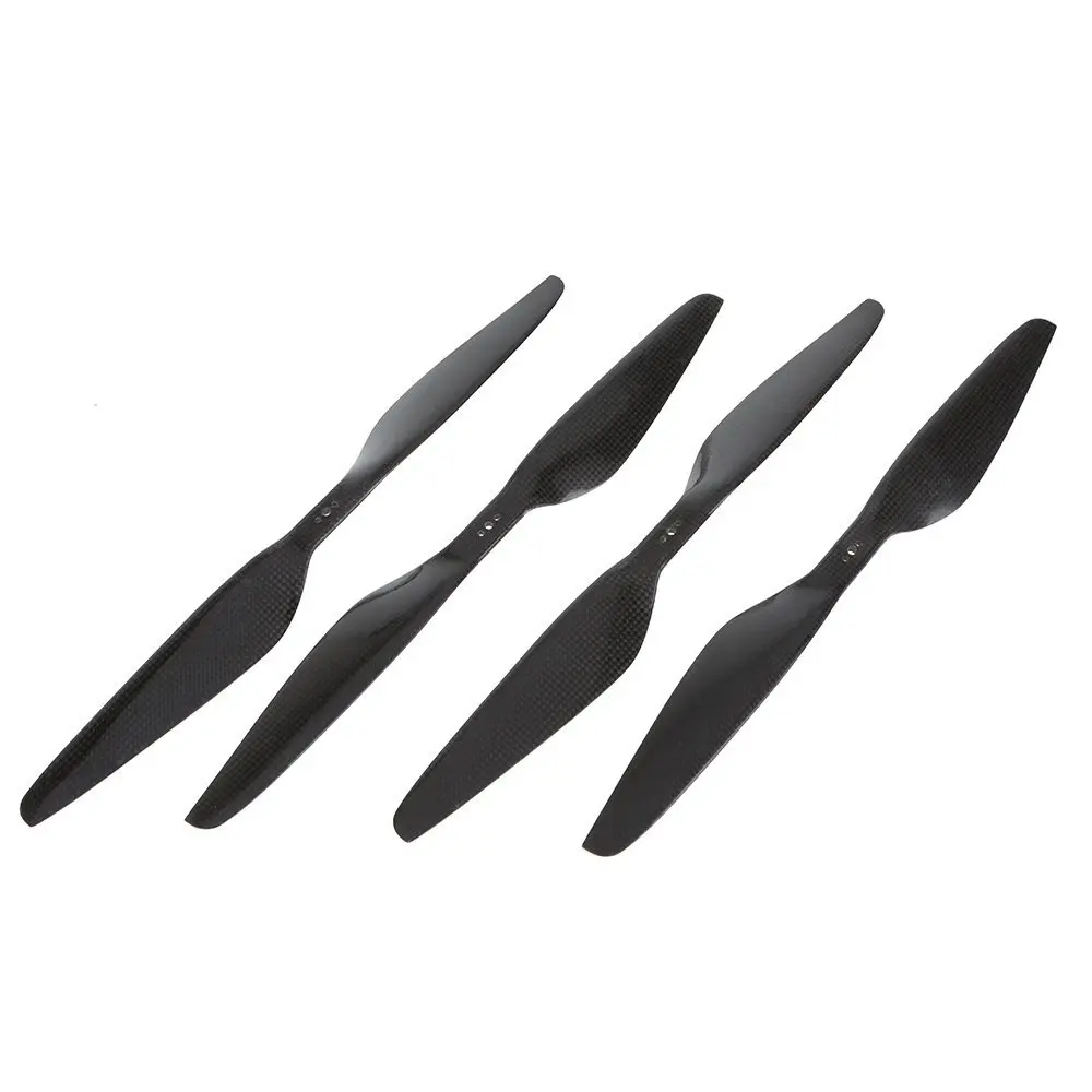 2 Pairs 1550 Carbon Fiber CW/CCW Prop Propeller for T Motor RC Quadcopter MultiCopterin Parts