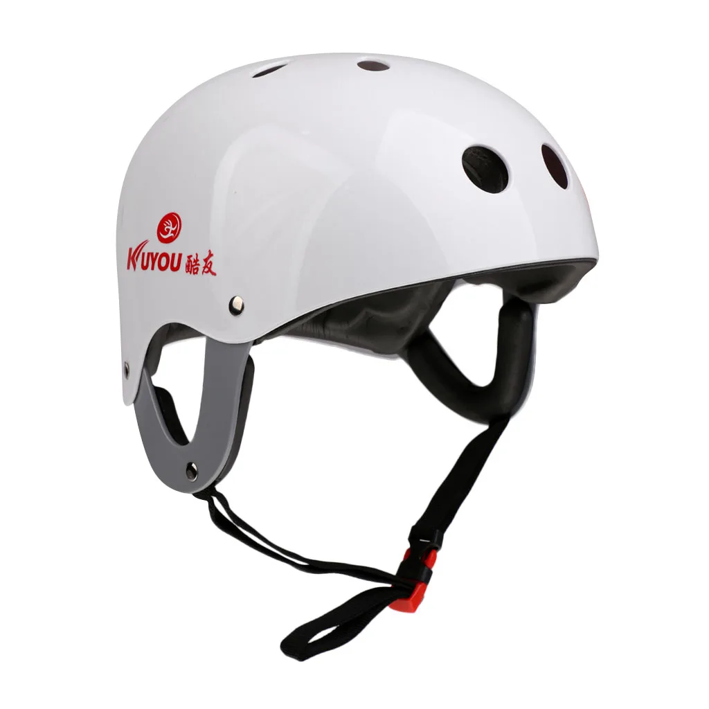 Durable Marine Pro Safety Helmet for Water Sports Kite Wake Board Canoeing Kayaking Rafting Fishing Head Circumference 57-62cm