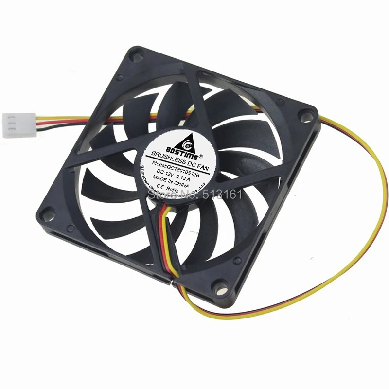 80mm 12v fan 3pin 12