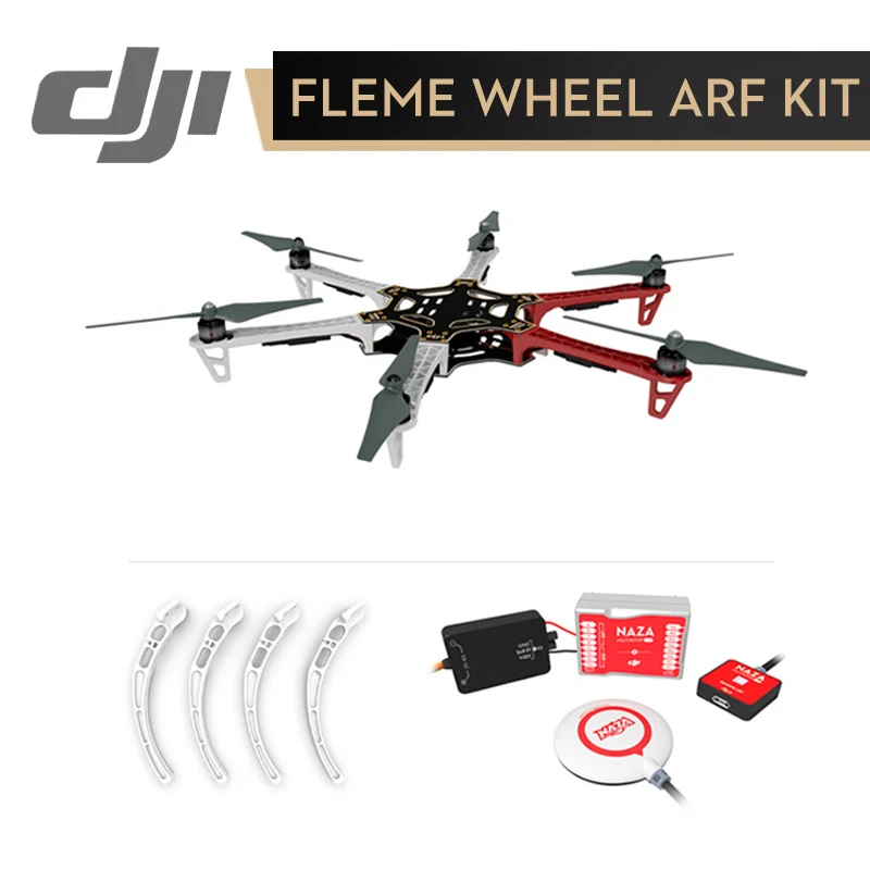 

DJI F550 ARF KIT + Landing Gear + Naza M Lite ( with GPS ) Flight Controller Hexaplane Rack Flame Wheel + Lipo battery