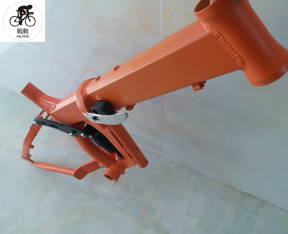 Sale Kaloss  175mm rear hubs   20*4.0 inch soft-tail snow bike frame BB120mm  Folding Fat bike frame   Beach bike  frame 7