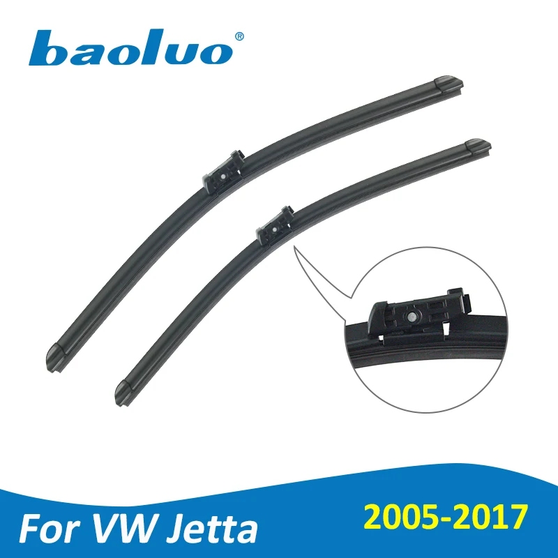 BAOLUO Wiper Blades For Volkswagen VW Jetta A5 / A6 24''+19'' 2005 2006 2007 2008 2009 2010 2011