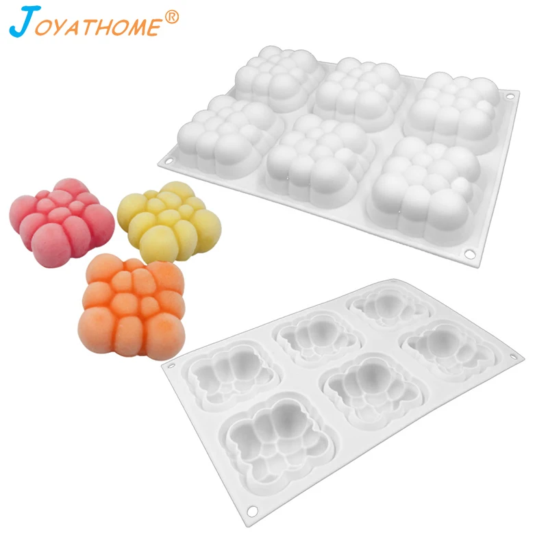 

Joyathome French Dessert 3D Cloud Shape Mousse Cake Silicone Mold for Baking Molde de Silicone Bakeware Set Baking