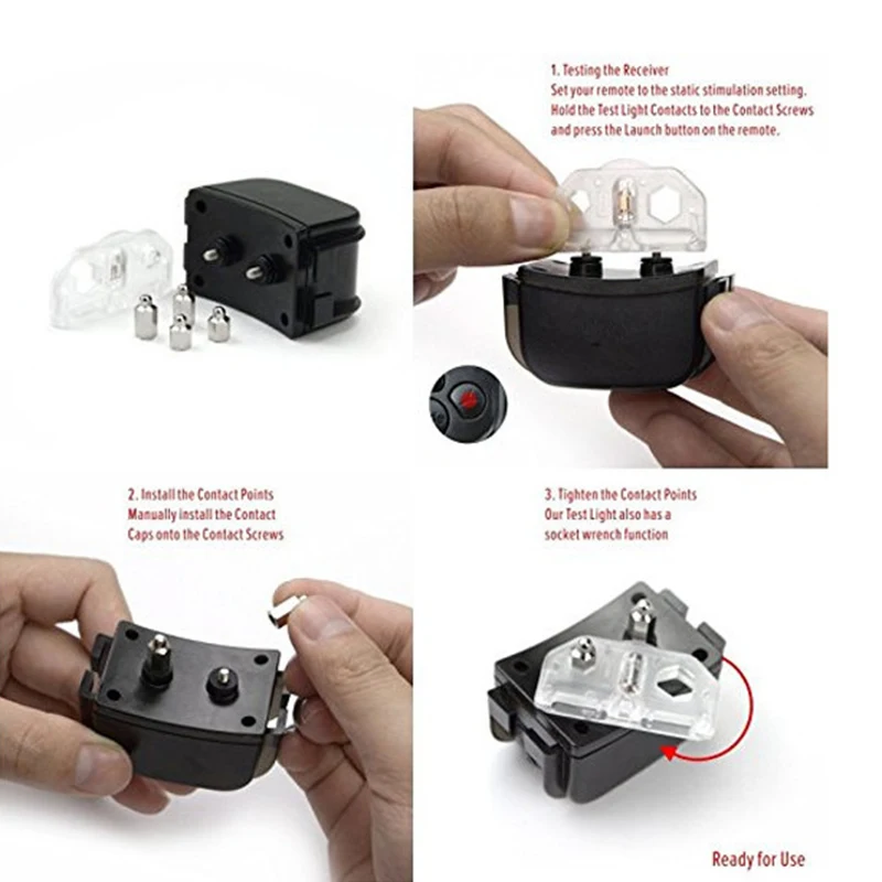 Koop 300M Afstandsbediening Elektronische Hond Opleiding Kraag Met LCD Display Oplaadbare Waterdichte 100 Niveaus Trillingen Shock Stop Barking 998DR