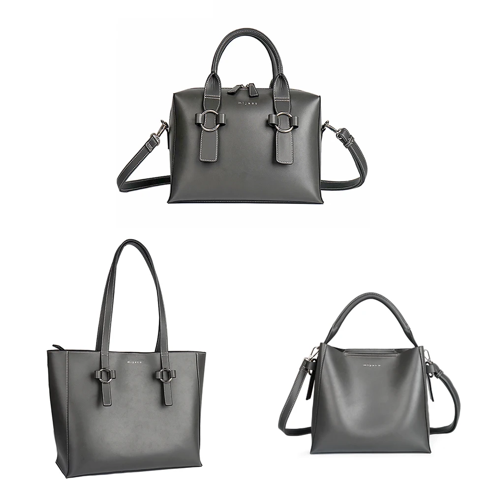MIYACO новая сумочка сумки для женщин Мода бстон сумка бренд леди ведро Crossbody кольцо