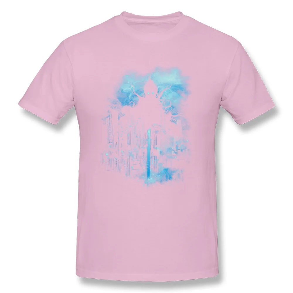 Round Collar Simple Style Pure Cotton Student T Shirt Hip hop Short Sleeve Tops Shirts Funny Classic Tee Shirt Cthulu class 5 vs little hero pink