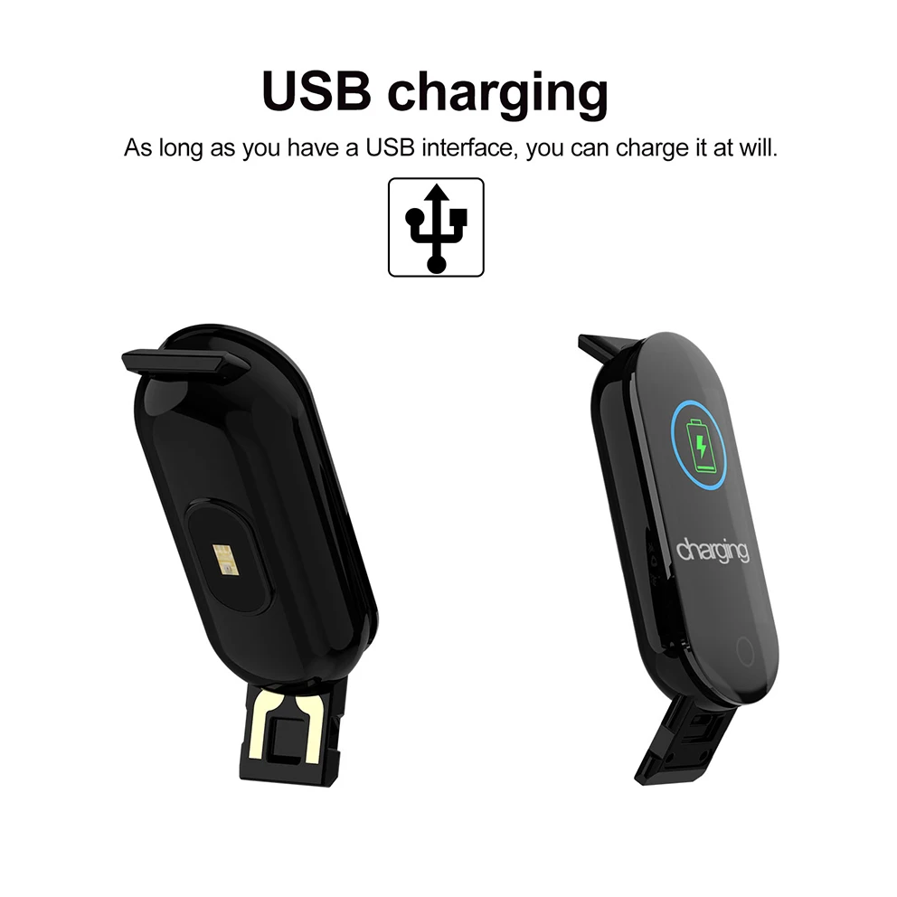 Fitness Tracker Smart Wristband Heart Rate Monitor Bracelet M3 Smartbracelet Pedometer Bracelet Can measure blood pressure watch