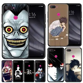 

Silicone Cover for Xiaomi Mi 9T Note 10 A2 8 Lite 5G A3 CC9E CC9 9 SE Poco F2 Pro Black Soft Case Death Note Comic Anime Cartoon