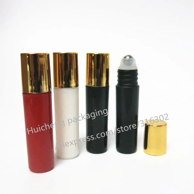 

50 x 5ml Empty Refillable Plastic PP Roll On Bottle 5cc Plastic Roll-on Cosmetic Container 5ML Perfume Roll on Container