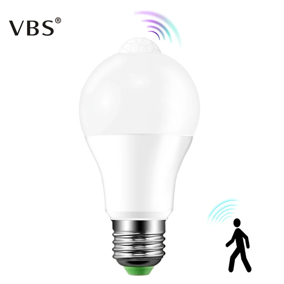 

LED PIR Sensor Bulb 12W 18W B22 Led E27 Bulb Motion Sensor Lamp Automatic Smart Detection Led Infrared Home Lighting