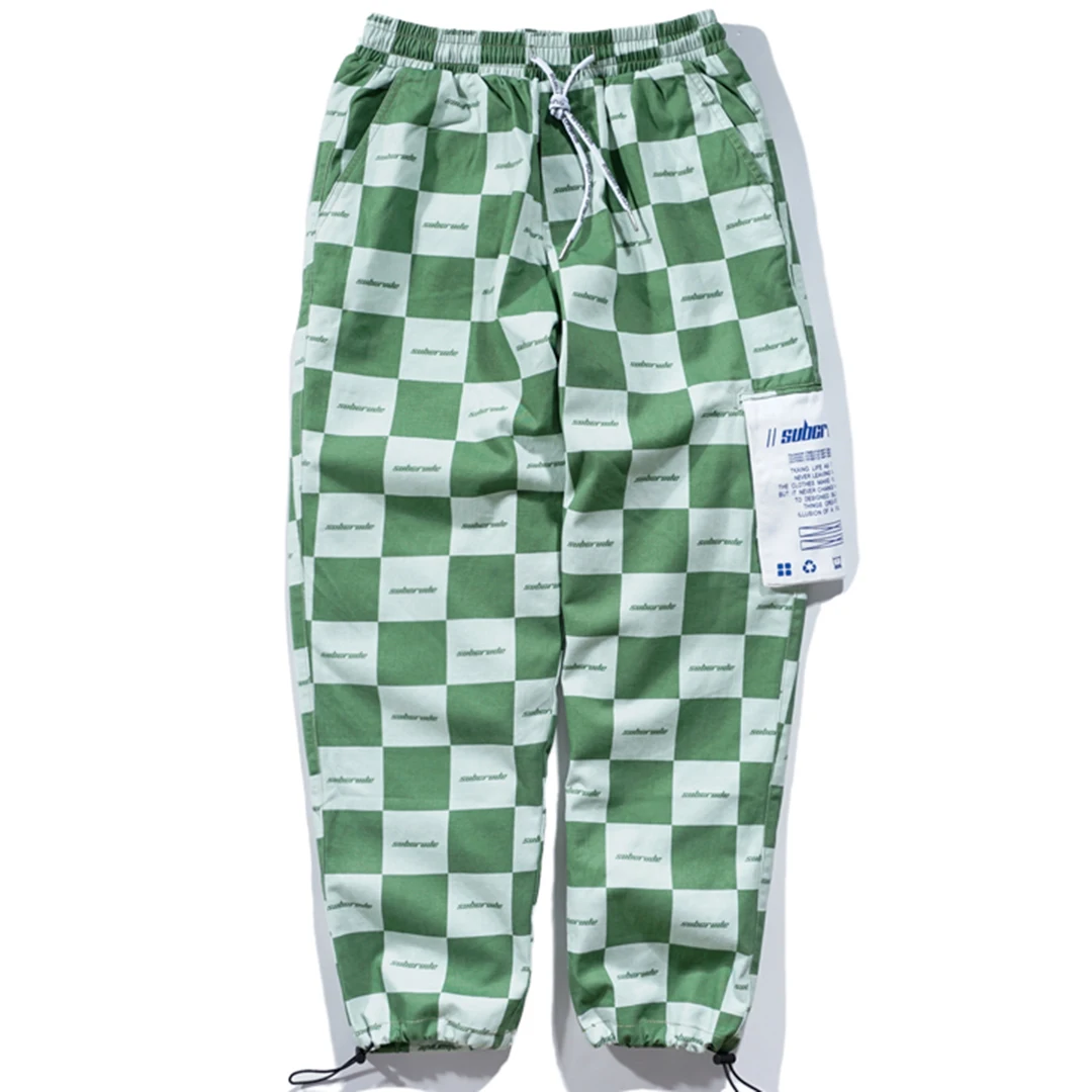 Aelfric Eden, винтажные штаны-шаровары с цветными вставками, мужские, дизайн, хип-хоп джоггеры, уличная одежда, повседневные мужские спортивные штаны, B050 - Цвет: Зеленый