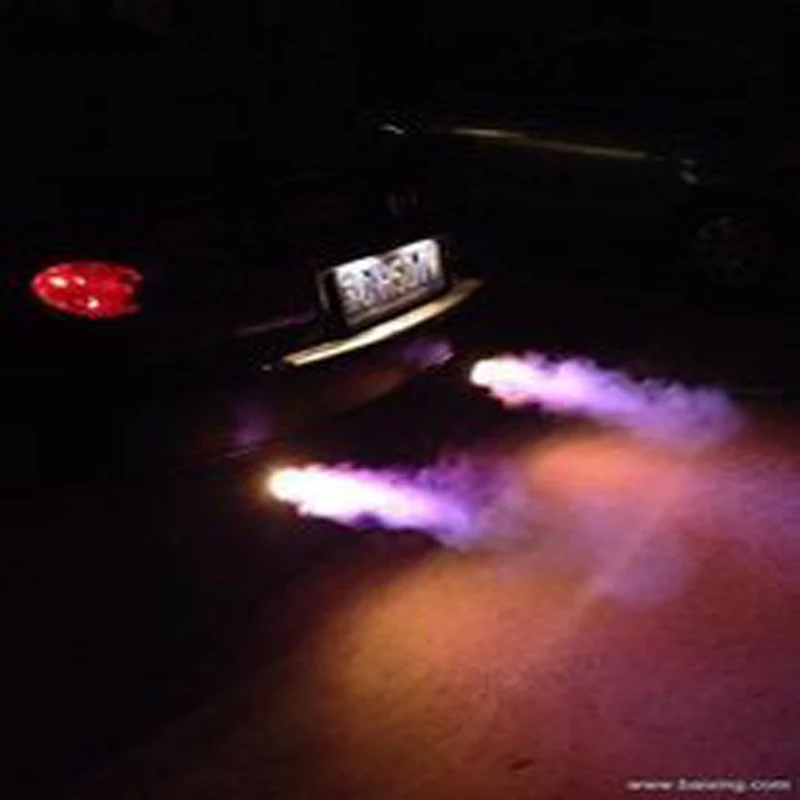 Cars Tailpipe Led Fire Tail Throat Motorcycle Muffler Exhaust Pipe of
