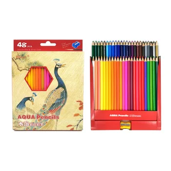 

Peroci Painting Watercolor pencil 48 colors High quality colors pencil artist supplies sketch Color Pencil For Drawing Sketch