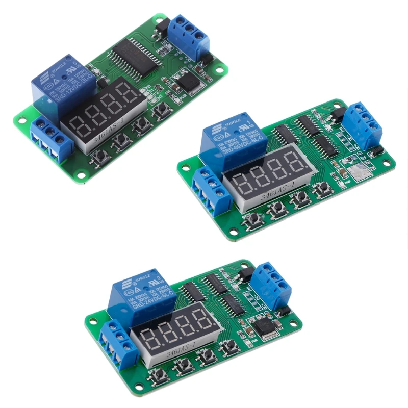 

DC 5/12/24V Multifunction Delay Relay Timer Relay Switch Turn on/off PLC Module