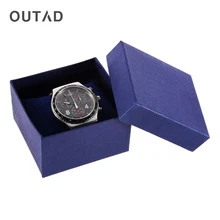 OUTAD Часы Браслет Дисплей Коробка Чехол ювелирных изделий шкатулка держатель для хранения подарок бумажные упаковочные коробки для с поролоновой накладкой
