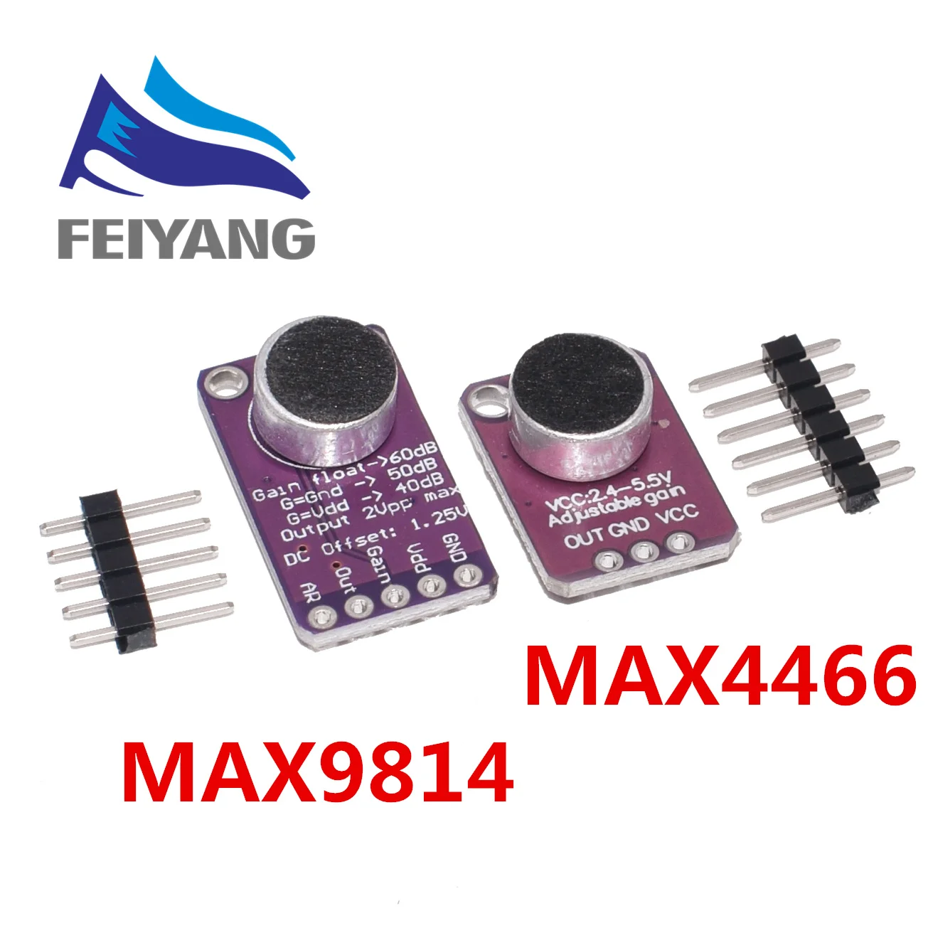 Electret microfono amplificatore stabile max9814 modulo controllo automatico del guadagno Arduino