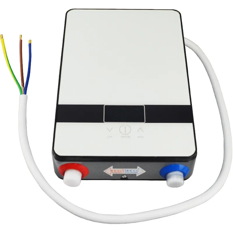 Durable Instant Tankless Water Heater Smart Touch control Electric Shower Heaters 6500w Thermostat Induction Heater unisex induction touch hair remover advanced instant
