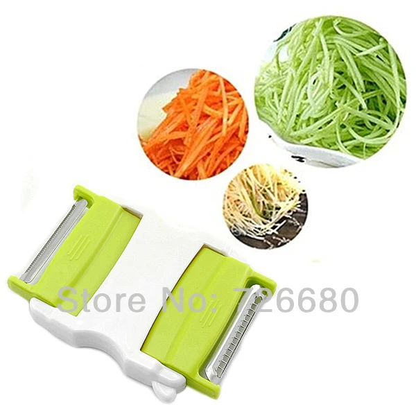 

The New Creative Two-way Flip Multifunctional Fruit Peel Kitchen Shred Peeler Machine Portable Planer 301-0400