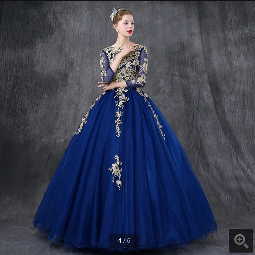 Robe de Mariage 2019 ярко-синий красный бальный наряд 3/4 рукав скромный мусульманский женское платье для выпускного аппликационные жемчужины для