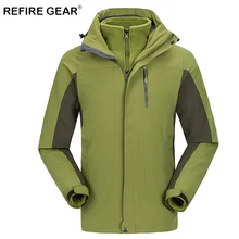 Refire gear, зимняя уличная спортивная ветровка для кемпинга, Мужские Термо флисовые водонепроницаемые походные куртки, Мужская одежда для охоты