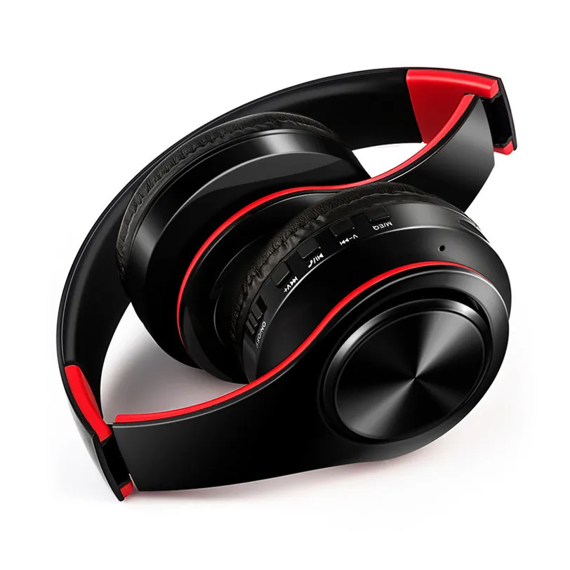 

Bluetooth Headphones Over Ear Hi-Fi Stereo Wireless Headset With Mic Support SD/TF Card Bluetooth fone de ouvido Aug11
