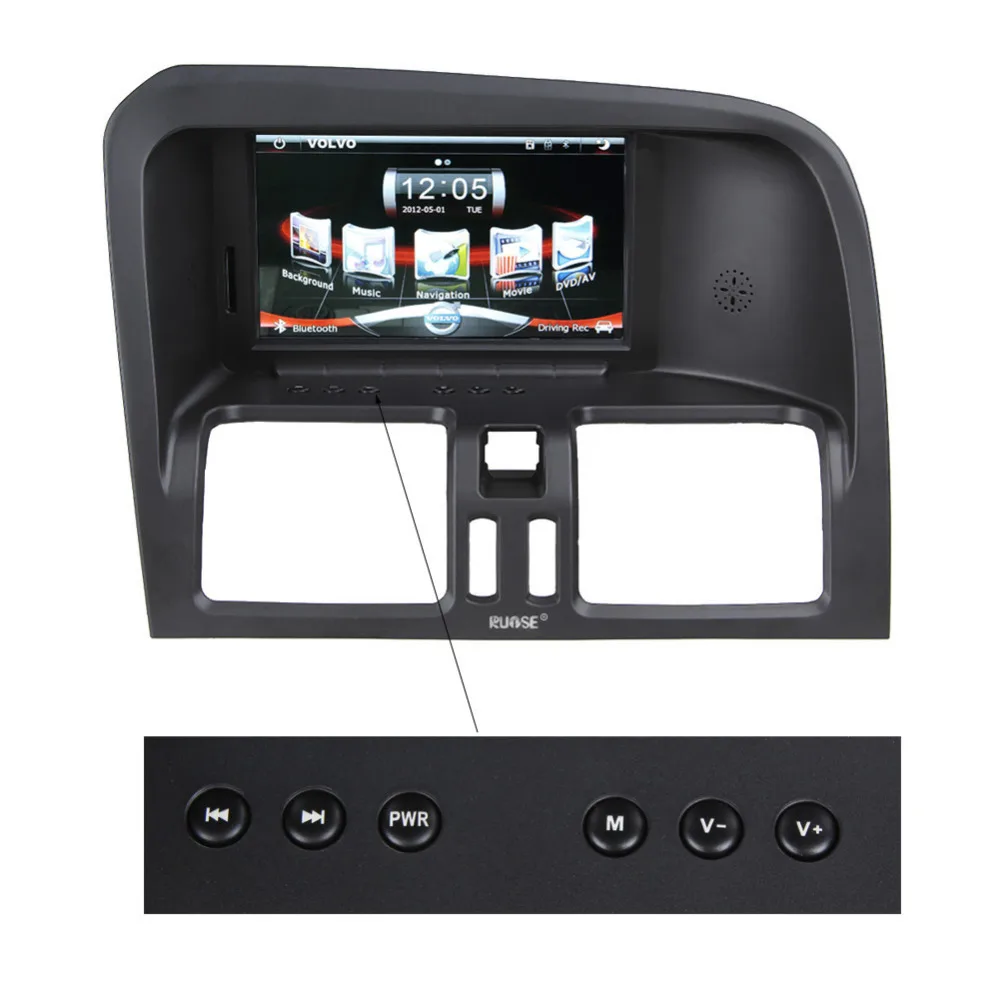 7 inch Car DVD Player Stereo For Volvo XC60 2008 2011GPS Navigation
