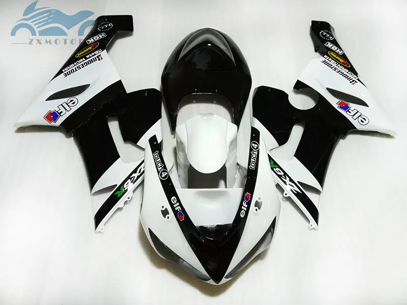 Полный комплект обтекателей для мотоцикла на заказ KAWASAKI Ninja ZX 6R 2005 2006 Обтекатели