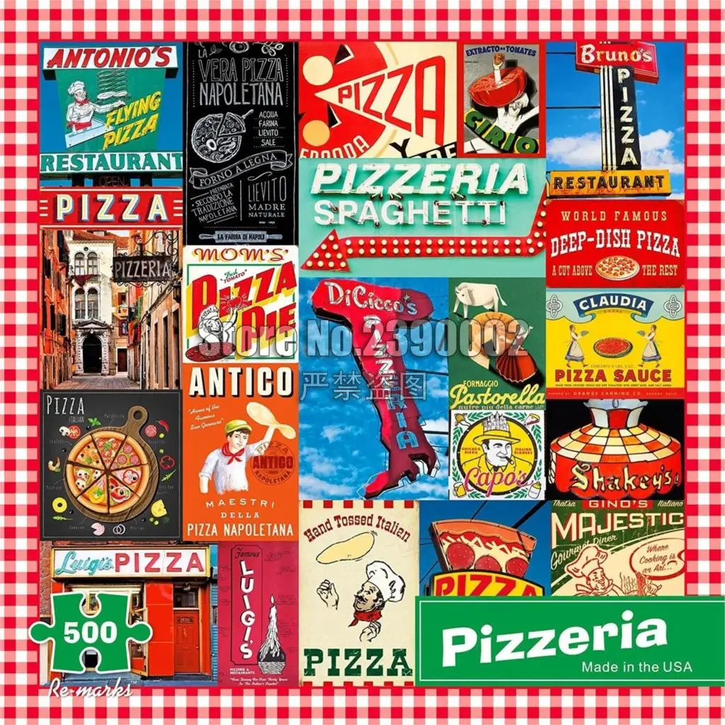

100% Full DIY 5D Diamond Painting Pizzeria Food Collages Cross Stitch Diamond Embroidery Decoration Mosaic Home Decor Gifts
