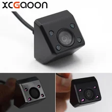 XCGaoon Классическая CCD Автомобильная камера заднего вида с широким углом обзора 140 градусов, водонепроницаемая, настоящая 4 ИК-подсветка, ночное видение, реверсивная помощь