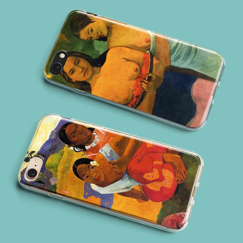 

Classic Gauguin Painting Coque Clear Soft Silicone Phone Case Cover for iPhone XS Max XR X 8 7 6S 6 Plus 5S SE 5 iPod Touch 6 5.