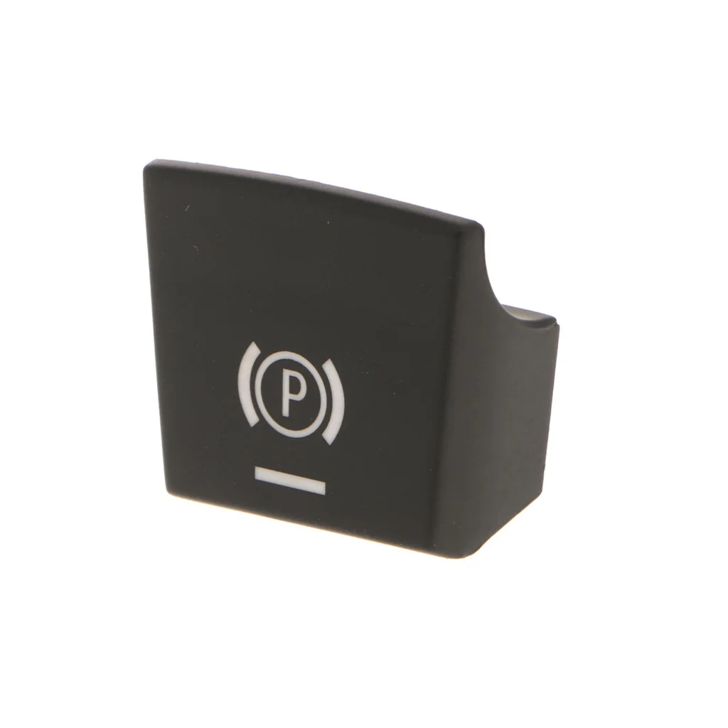 Parking Brake Switch P Button Cover Plastic For BMW 5 6 X3 X4 F10 F11 2009-2013 Etc Parking Button Accessories 1.4x1.3x1.4 Inch
